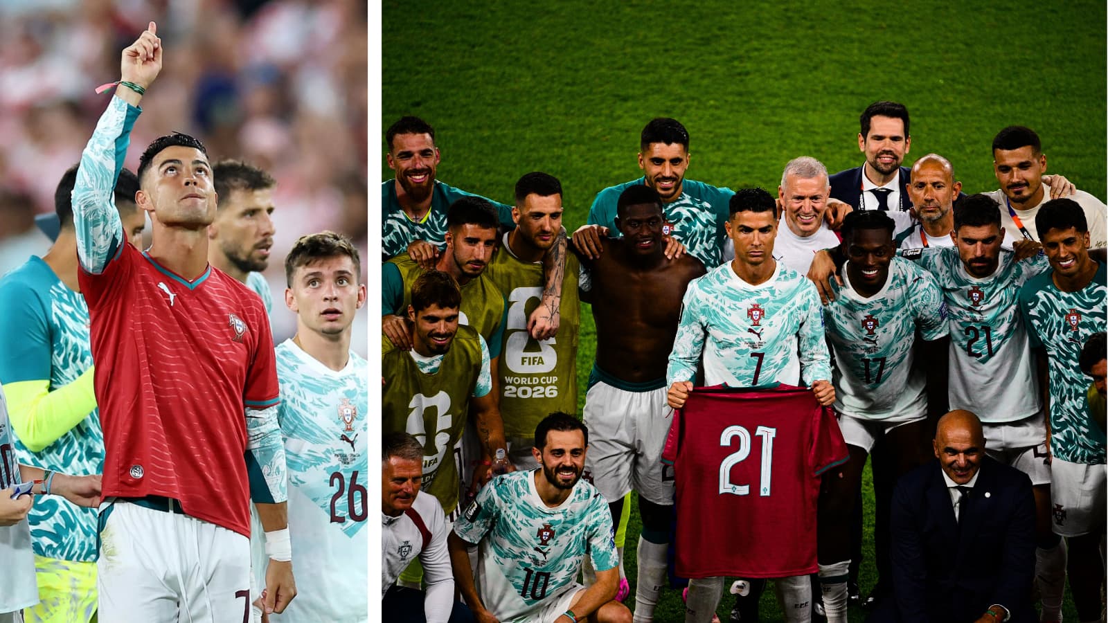 Ronaldo Tears Jota Jersey Tribute Portugal Croatia World Cup 2026