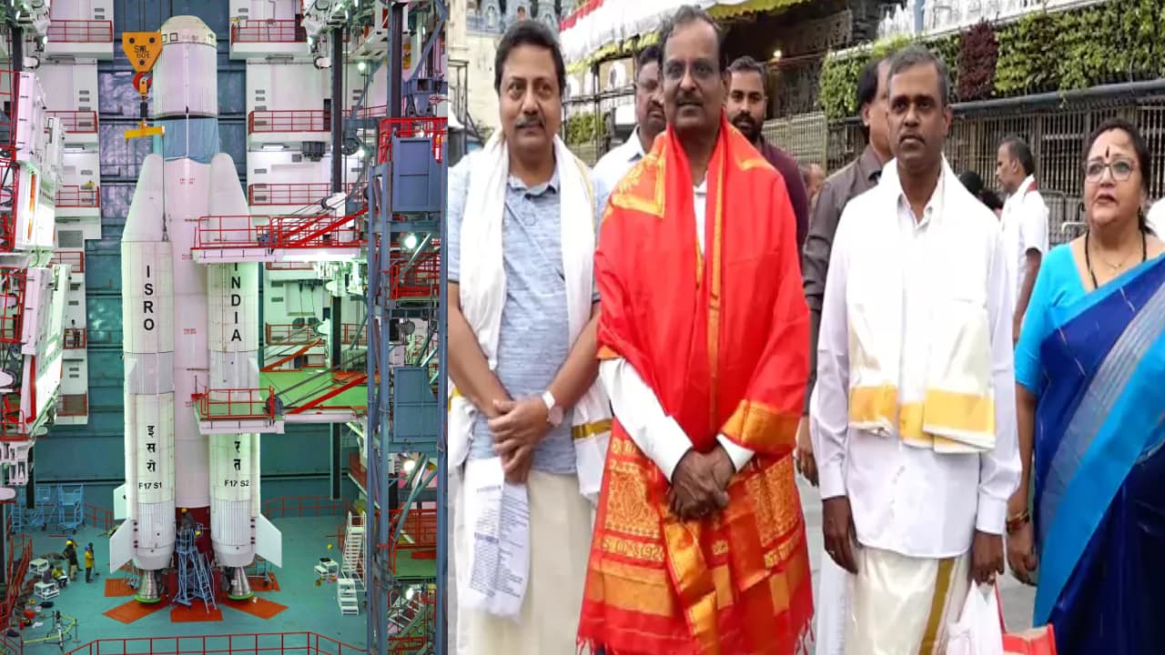 శ్రీవారి పాదాల వద్ద రాకెట్.. ఇస్రో చైర్మన్ప్రత్యేక పూజలు.. సెప్టెంబర్ 4న కీలకప్రయోగం